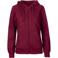 Neutral Neutral Bio-Damen-Sweatjacke mit Kapuze bordeaux, Gr. XS – Produktbild 1 von 1