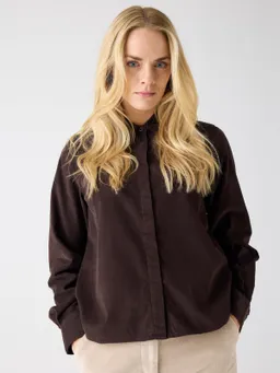 KnowledgeCotton Apparel KnowledgeCotton Apparel Damen vegan Shirt Corduroy Chocolate Torte – Produktbild 1 von 1