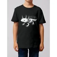 watabout.kids watabout.kids T-Shirt Kinder Axolotl, Black, – Produktbild 1 von 1