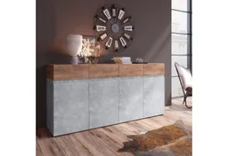 Home affaire Sideboard Rimini, Kommode, Schubladenschrank, 4 Türen, 2 Schubkästen, Breite 180 cm – Produktbild 1 von 1