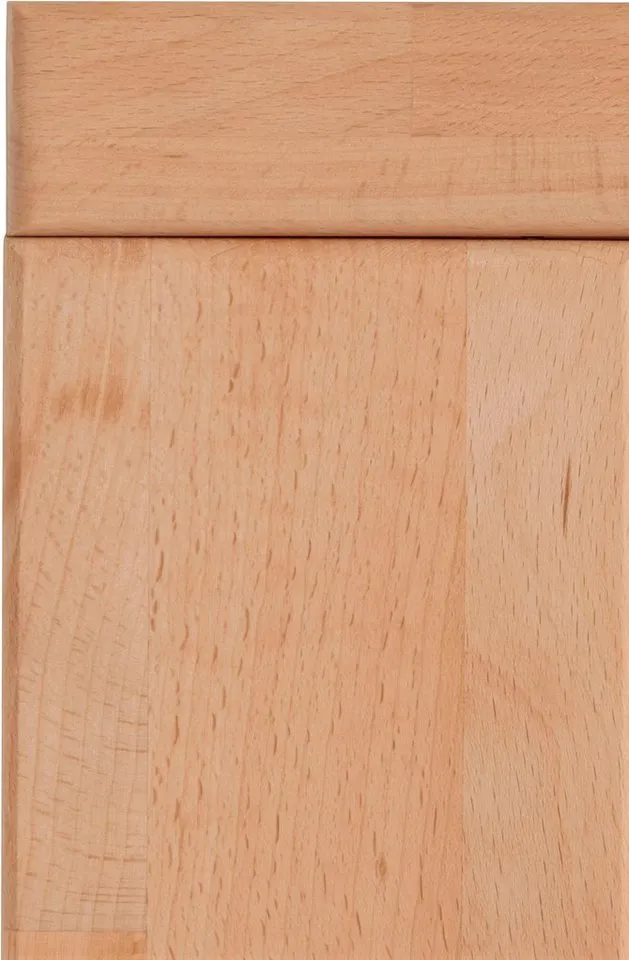 OTTO home Vitrine DENIS70, Wohnzimmer, viel Stauraum, verstellbaren Einlegeböden, geölt B/T/H:90/40/190cm, Front Kernbuche massivholz,10 Fächer, Grifflos, Braun, – Produktbild 1 von 5