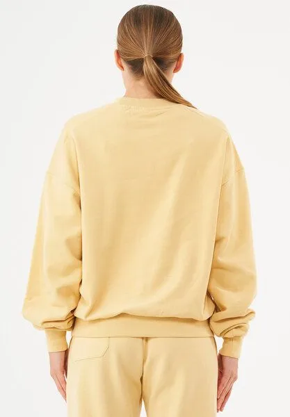 ORGANICATION ORGANICATION ESSENTIALS-BUKET- Soft Touch Sweatshirt aus Bio-Baumwolle, Soft yellow, – Produktbild 4 von 4