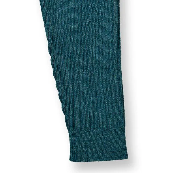 Sense Organics Sense Organics Kinder Strickleggings, Modell YUMA, Dunkelgrün melange, – Produktbild 3 von 3