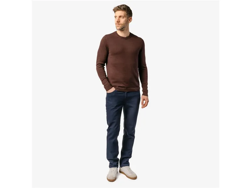 HANS NATUR HANS NATUR 5-Pocket-Hose BENDIX, Deep Sea 33R, Blau, – Produktbild 2 von 2
