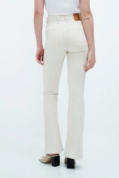 Kuyichi Kuyichi Flared Jeanshose - Lisette Flare, Natur (off white), – Produktbild 3 von 5