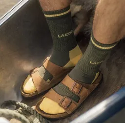 LAKOR LAKOR Æxplorer Socks grün | gelb – Produktbild 1 von 1