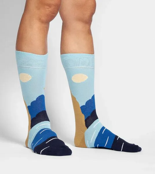 DillySocks DillySocks Socken Ocean Dive aus Biobaumwoll-Mix, Blau, – Produktbild 3 von 4