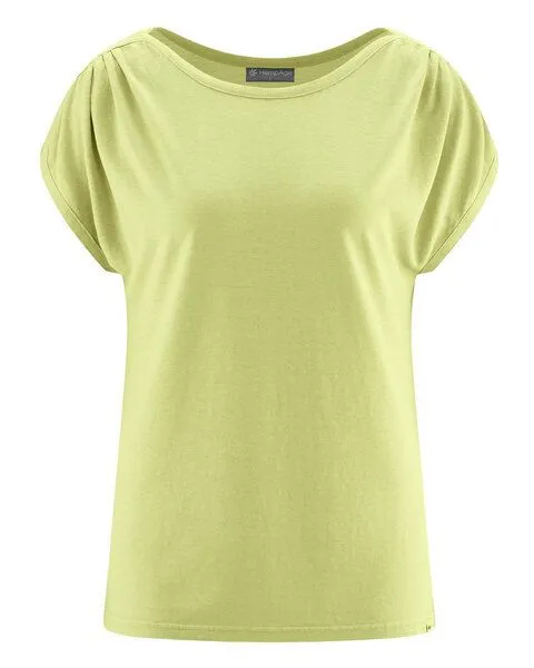 HempAge HempAge Hanf T-Shirt, Bamboo (grün), – Produktbild 2 von 3