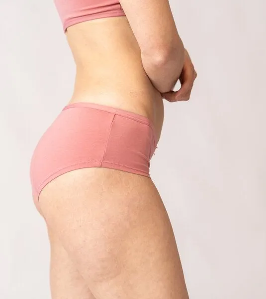 Gary Mash GARY MASH 2er-Set Damen Hipsters aus Biobaumwolle, Set mit pünktchen (rosa), – Produktbild 3 von 4