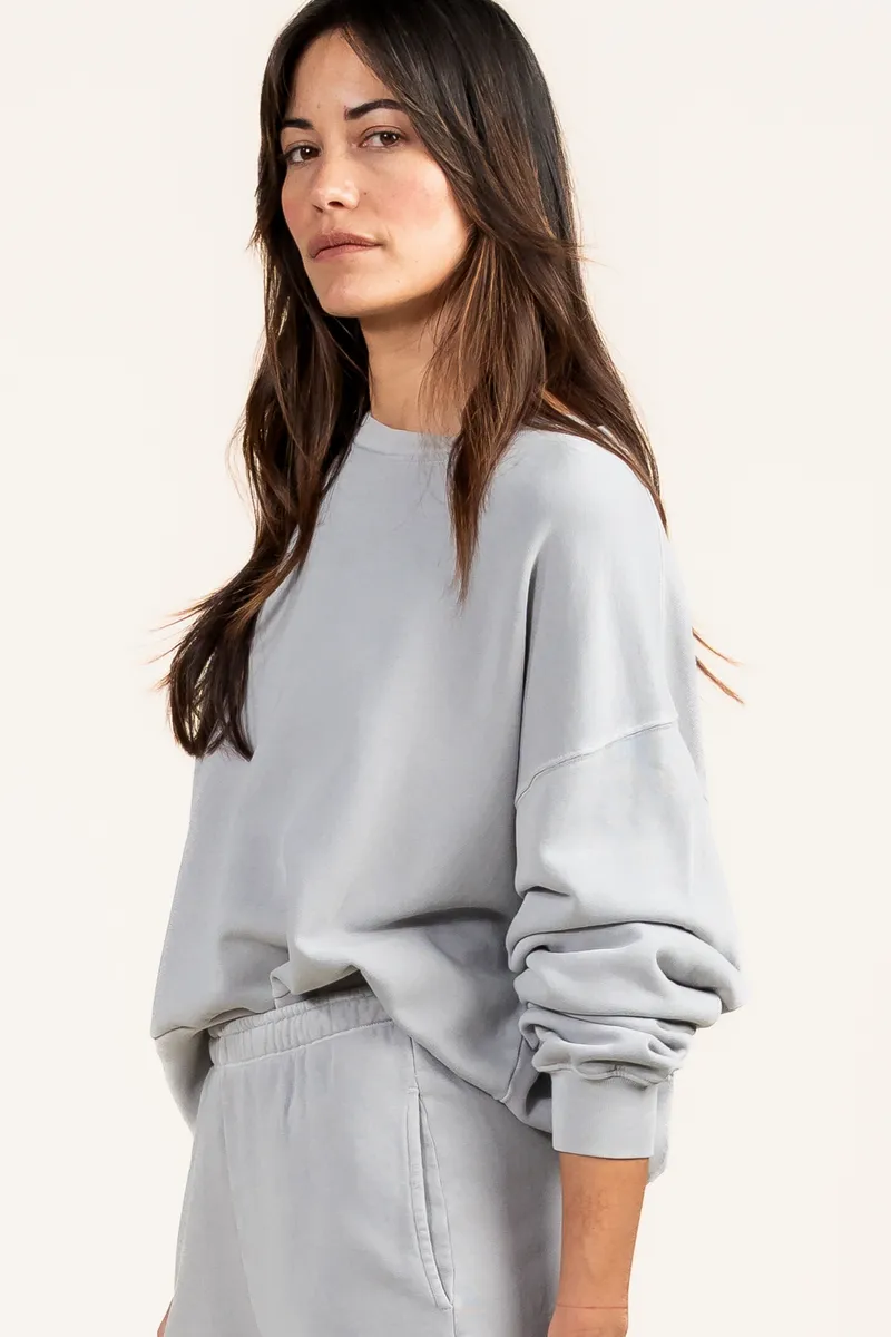 Kuyichi Kuyichi Damen vegan Sweatshirt Mohnregen Grau, Hellgrau, – Produktbild 2 von 2