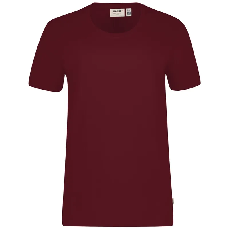 HAKRO HAKRO T-Shirt Bio-Baumwolle GOTS #593 Gr. S weinrot – Produktbild 1 von 1