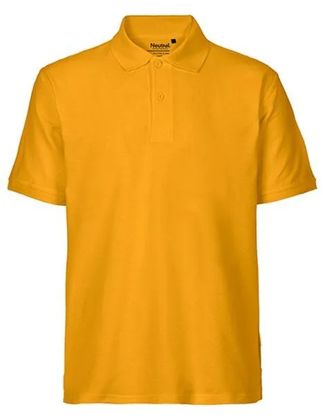 Neutral Neutral® Herren Unisex Poloshirt Pique Polo, Gelb, – Produktbild 1 von 4