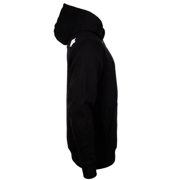 FÄDD FÄDD Herren Sweatshirt Hoodie aus Bio-Baumwolle "FALSCHRUM VERSTECKTER FIEDLER", Schwarz, – Produktbild 4 von 4