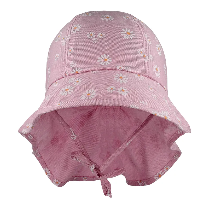 Maximo Maximo Schirmmütze mit Nackenschutz Blumen, Rosa, – Produktbild 1 von 2