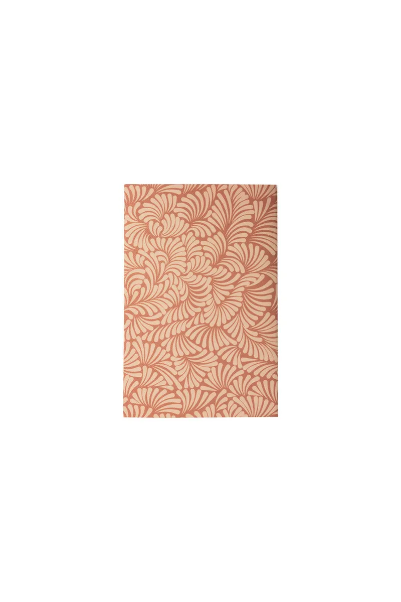 Tranquillo Notizbuch FLORAL SWIRL A6 - orange – Produktbild 1 von 2
