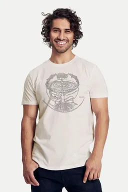 Peaces.bio - handbedruckte Biomode Peaces.bio - handbedruckte Biomode Bio-Herren-T-Shirt "Weltenesche" – Produktbild 1 von 1