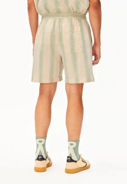 ARMEDANGELS ARMEDANGELS STRIPED Herren Shorts aus 100% Bio-Baumwolle, Foam, – Produktbild 2 von 4