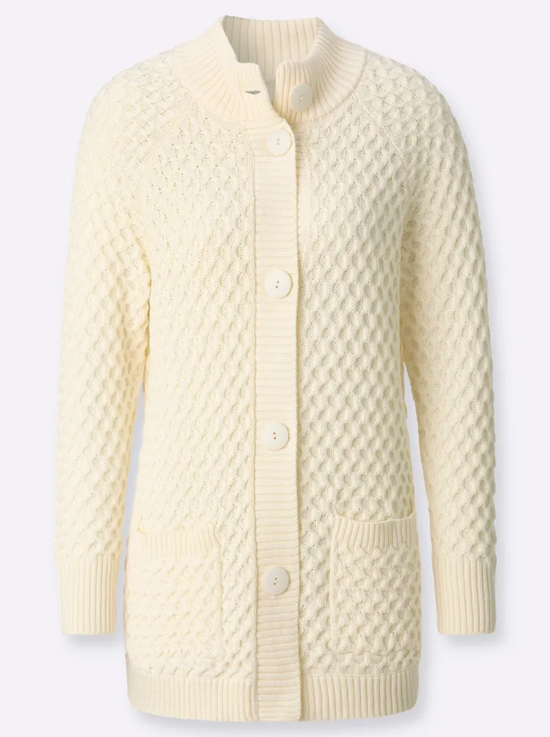 Witt Longstrickjacke, Champagner, – Produktbild 1 von 2