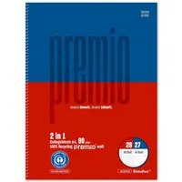 Staufen Staufen Collegeblock "Premio Twice" DIN A4 90g/m², 80 Blatt, Lineatur 27/28 – Produktbild 1 von 1