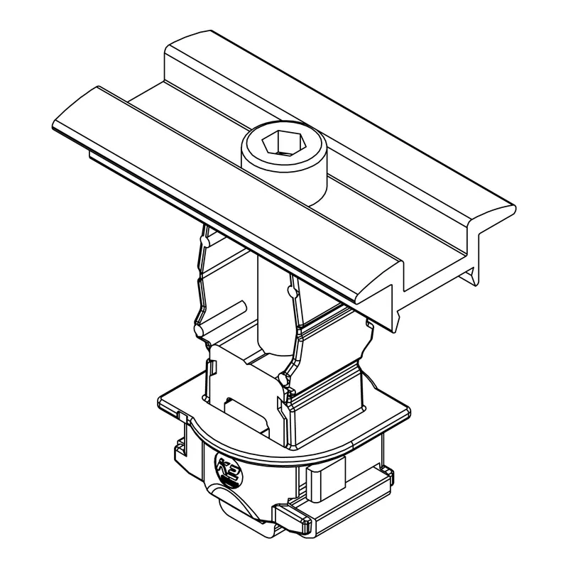 K2 Systems K2 Systems Universal-Modulmittelklemme Clamp MC 25-40 mm – Produktbild 3 von 4