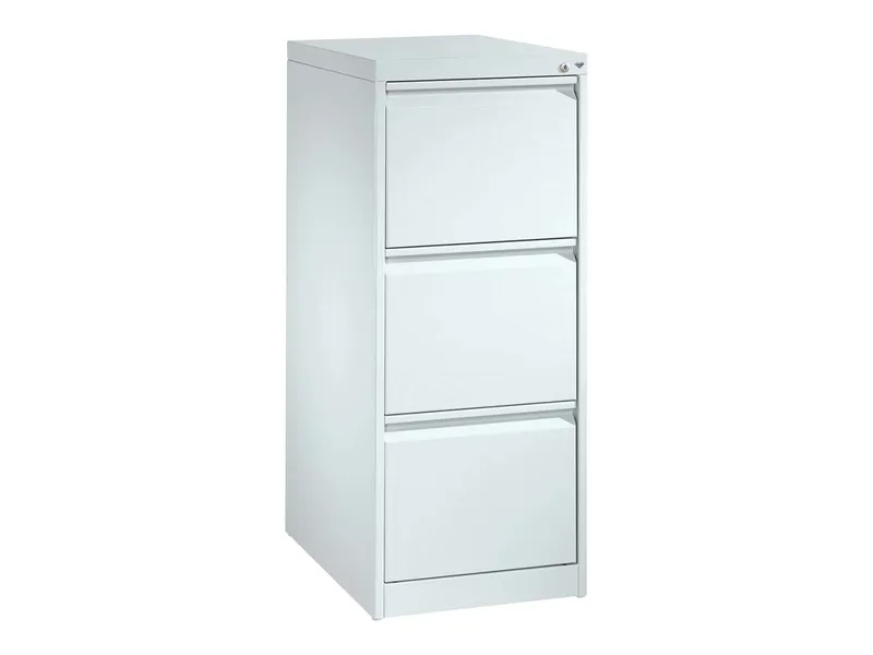 C+P C+P Hängeregistraturschrank einbahnig, 3 Schubladen, reinweiß/reinweiß – Produktbild 1 von 1