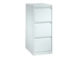 C+P C+P Hängeregistraturschrank einbahnig, 3 Schubladen, reinweiß/reinweiß – Produktbild 1 von 1