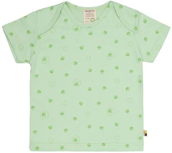 loud + proud loud + proud Babys & Kinder T-Shirt Druck, GOTS-zertifiziert, Opal pastel(grün), – Produktbild 1 von 1