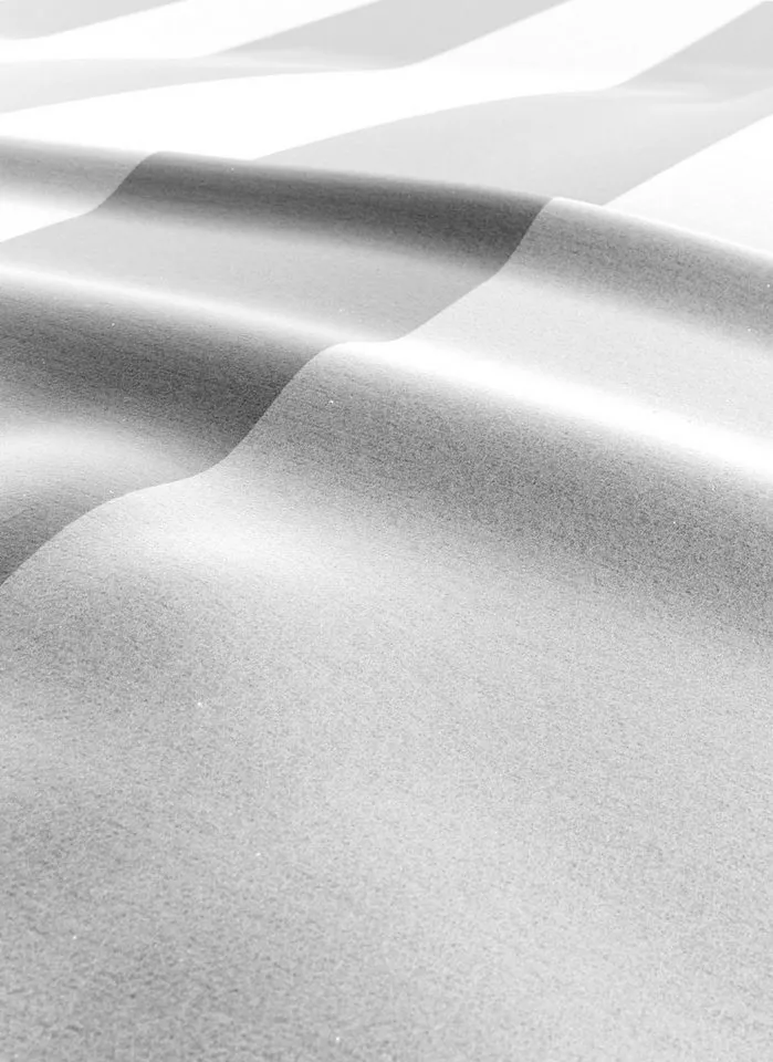 OTTO home Wendebettwäsche Sari in verschiedenen Qualitäten, Flanell, 2 teilig, ab Gr. 135x200 cm, Wendedesign, moderne Bettwäsche mit Streifen, Grau, – Produktbild 5 von 6