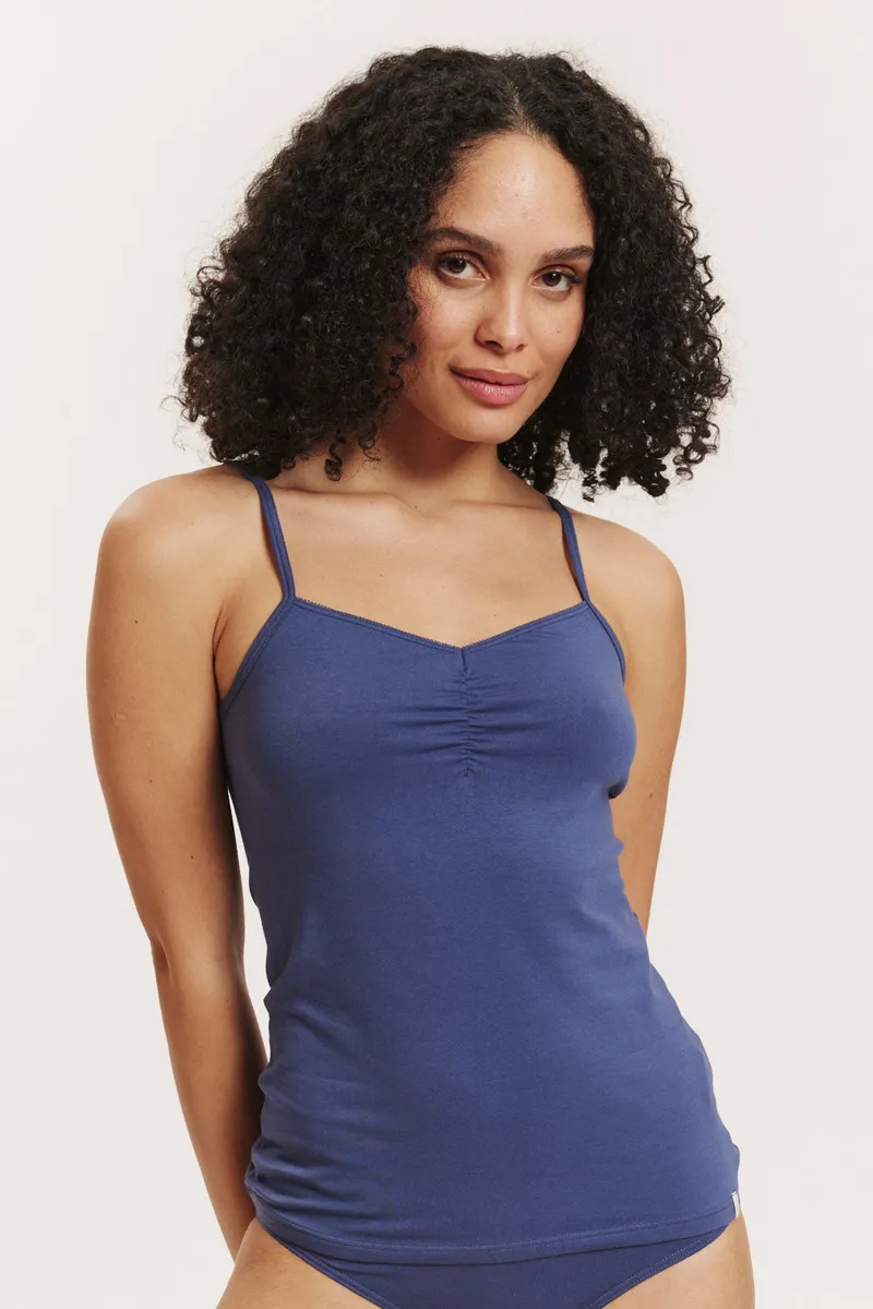 Tranquillo Top Minaa aus Biobaumwolle - crown blue / S – Produktbild 2 von 4