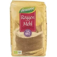 dennree Roggenmehl Type 997 – Produktbild 1 von 1