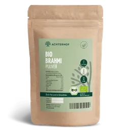 vom Achterhof Brahmi Pulver Bio (500g) – Produktbild 1 von 1