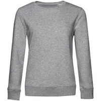 B&C Collection B&C Collection Damen Inspire Crew Neck Sweatshirt Pullover, Heather grey, – Produktbild 1 von 1