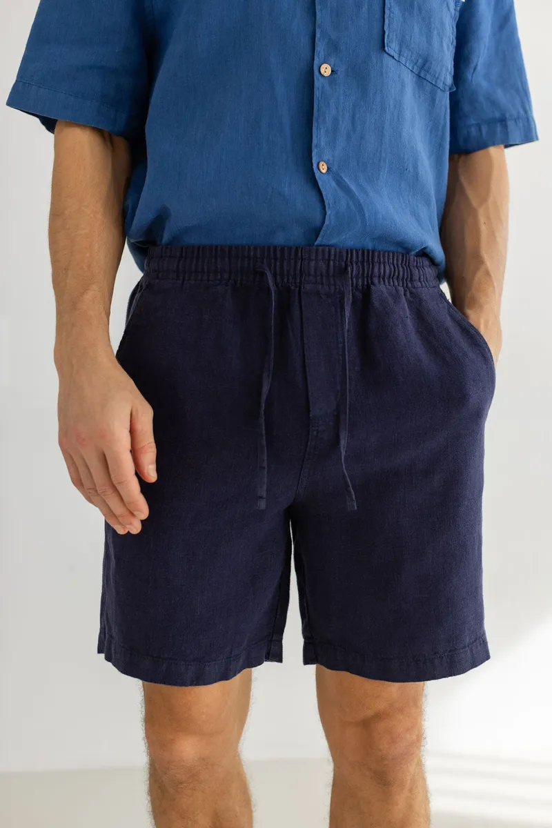 TWOTHIRDS TWOTHIRDS Herren vegan Shorts Bagaat Marineblau, Extra dunkelblau, – Produktbild 2 von 2