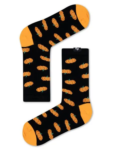 Natural Vibes Natural Vibes Bunte Socken Bio GOTS | Herren Damen Socken | Gemüse, Kürbisse, – Produktbild 3 von 3