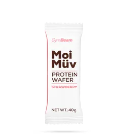 GymBeam Food GymBeam MoiMüv Proteinwaffel 40 g Erdbeere – Produktbild 1 von 1