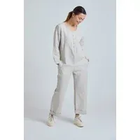 Flax and Loom Leinen Jumpsuit Modell: Clara, Natural, – Produktbild 1 von 1