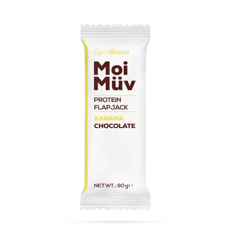 GymBeam Food GymBeam MoiMüv Protein Flapjack 90 g Bananenschokolade – Produktbild 1 von 1