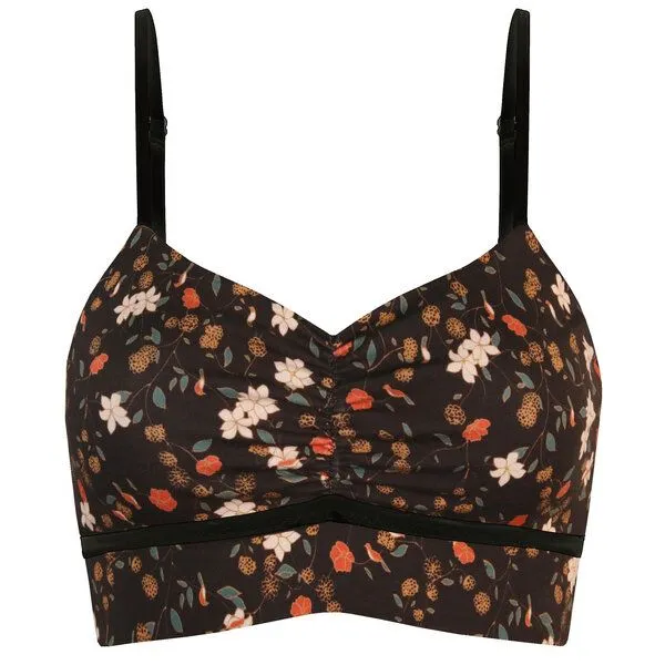Frija Omina Frija Omina Bio Bustier Yoga, Fleur noir (schwarz), – Produktbild 1 von 3