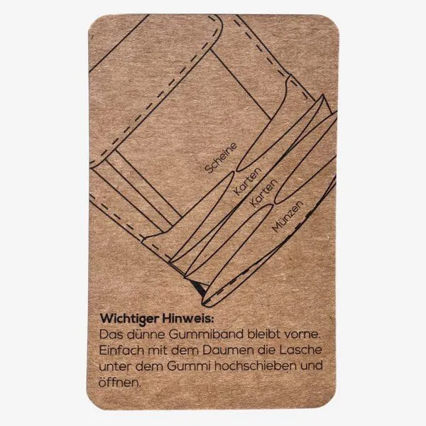 ANDERS & KOMISCH ANDERS & KOMISCH Veganes Portemonnaie mittelgroß – Gold – A&K KOMPAKT, Grün, – Produktbild 4 von 4