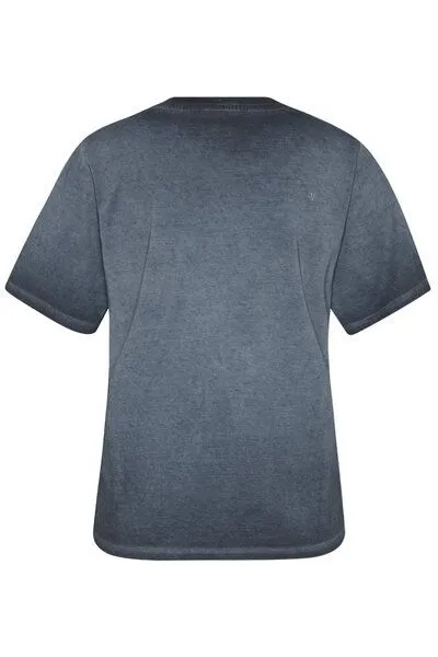 Wunderwerk Wunderwerk Damen T-Shirt aus Bio-Baumwolle "80s core tee m.t.", Dunkelblau (old navy 695 ), – Produktbild 3 von 4