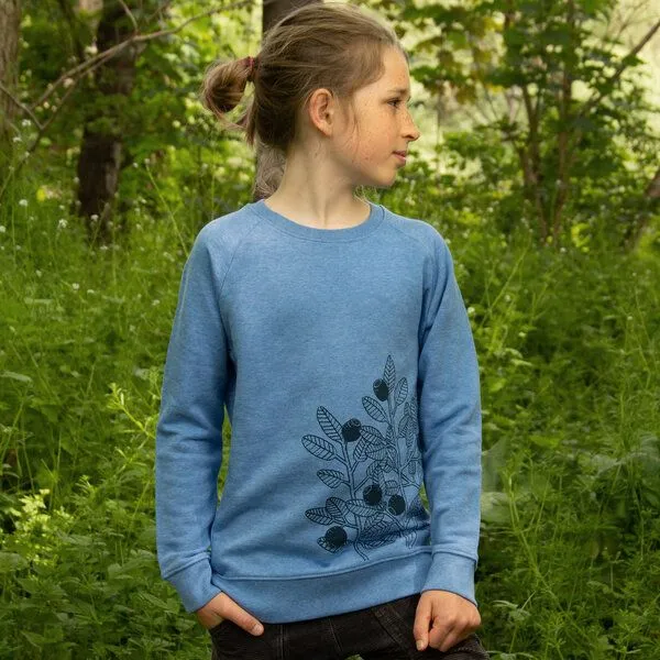Cmig Cmig Blaubeer Pulli für Kinder in mid heather blue – Produktbild 1 von 4