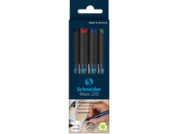 Schneider Schneider 4er-Set Universalmarker "Maxx 220 S", farbig sortiert – Produktbild 1 von 1