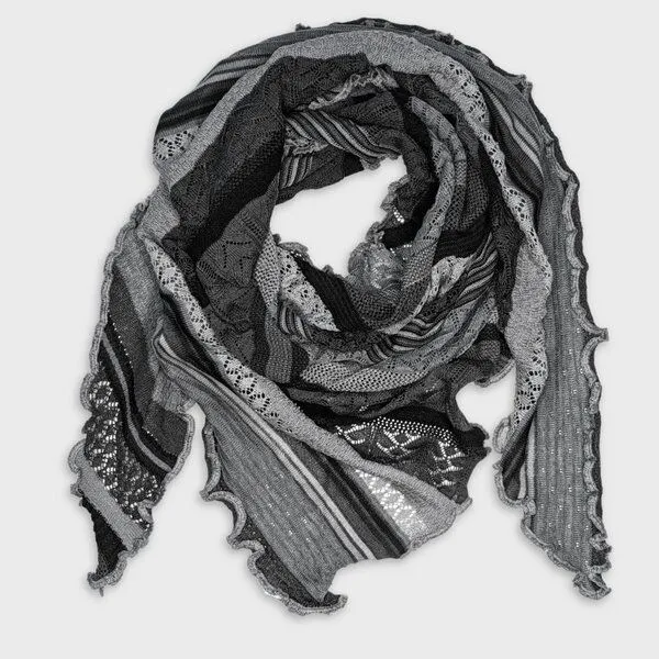 Invero Invero Dreiecktuch Kyra, Nebel, – Produktbild 1 von 2