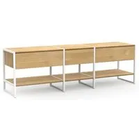 ekomia ekomia Lowboard Wega Slide, Weiß, – Produktbild 1 von 1