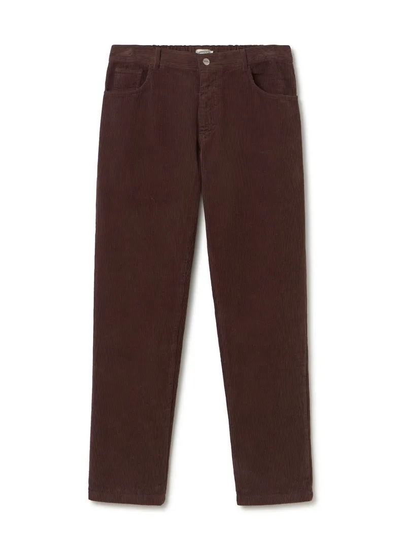 TWOTHIRDS TWOTHIRDS Herren vegan Hose Middle Mole Braun, Dunkelbraun, – Produktbild 1 von 2