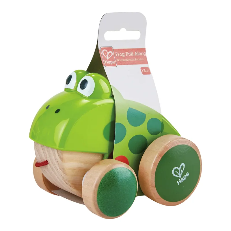 Hape Hape Nachziehspielzeug Frosch Fridolin, Gruen, – Produktbild 2 von 2