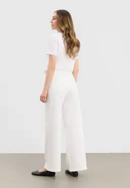 LAURIE LAURIE Damen vegan Hose Carol Loose Ml Weiß – Produktbild 1 von 1