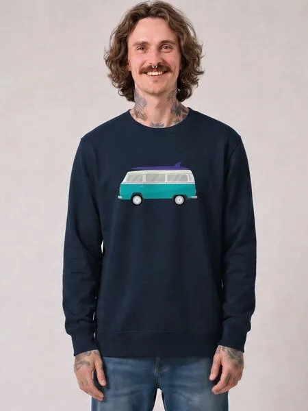 watapparel watapparel Sweatshirt Unisex California Dream, French navy, – Produktbild 2 von 2