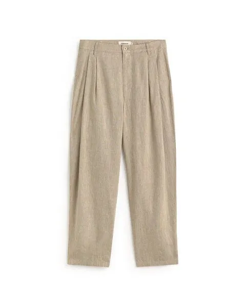 thinking mu thinking mu Ecru Hemp Sigurd Pants, Natural, – Produktbild 2 von 4