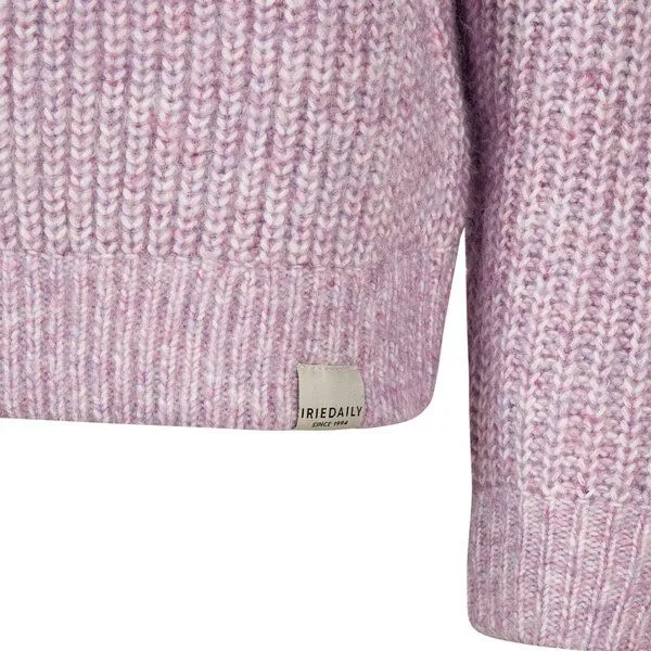 Iriedaily Iriedaily Hairiette Knit, Lila melange (rosa), – Produktbild 3 von 4